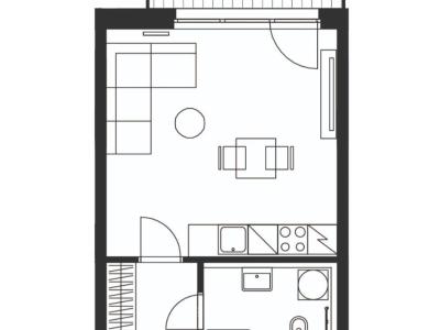 Pronájem bytu 1+KK Praha, Libušská č. 6