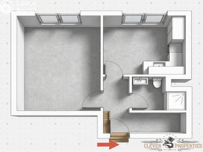 Pronájem bytu 1+1 Trutnov, Náchodská č. 6
