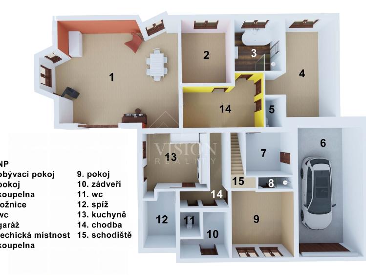 Prodej rodinného domu Prachatice, Kaštanová č. 37