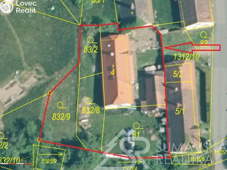 Prodej rodinného domu Nezdice na Šumavě č. 9