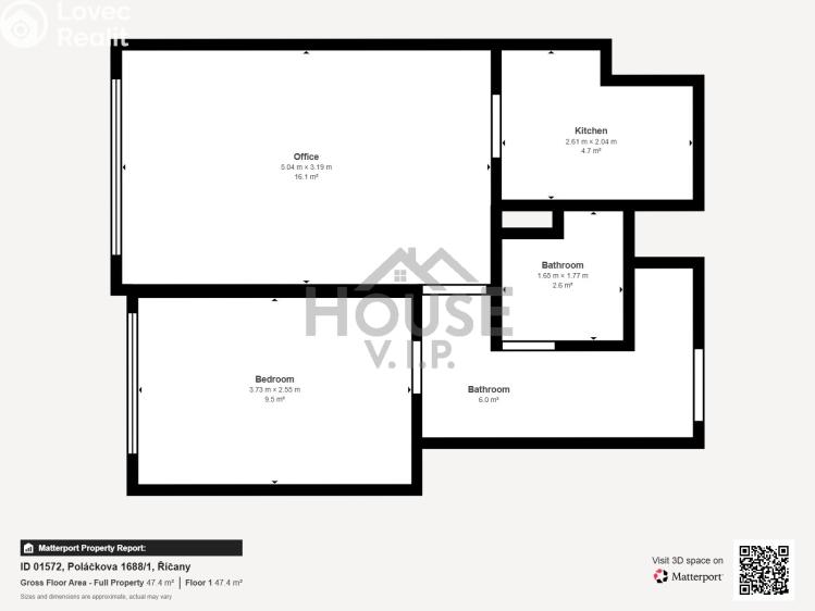 Prodej bytu 2+KK Říčany, Poláčkova č. 19