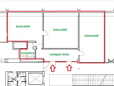 Rent office space Praha, Sokolovská č. 2