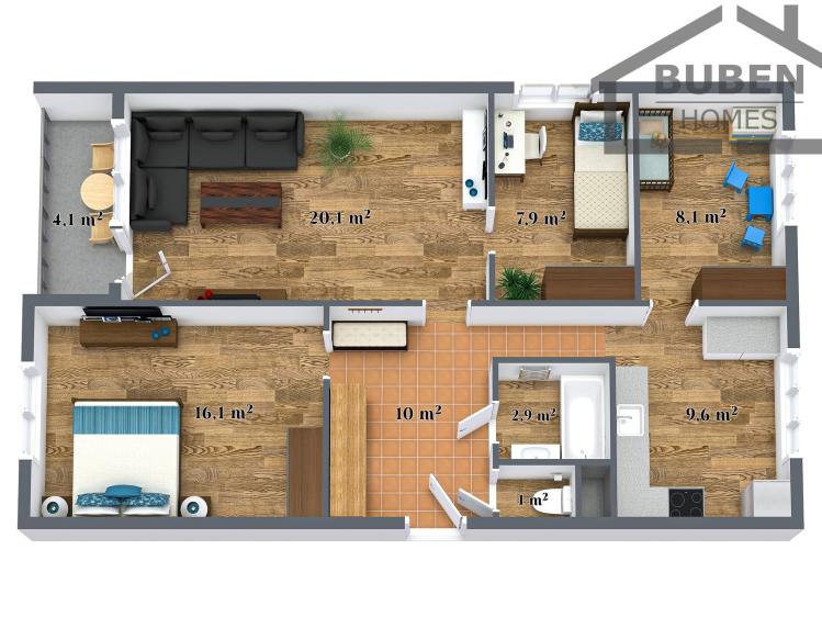 Продажа квартиры 4+1 Tachov, Jana Ziky 1728 č. 2