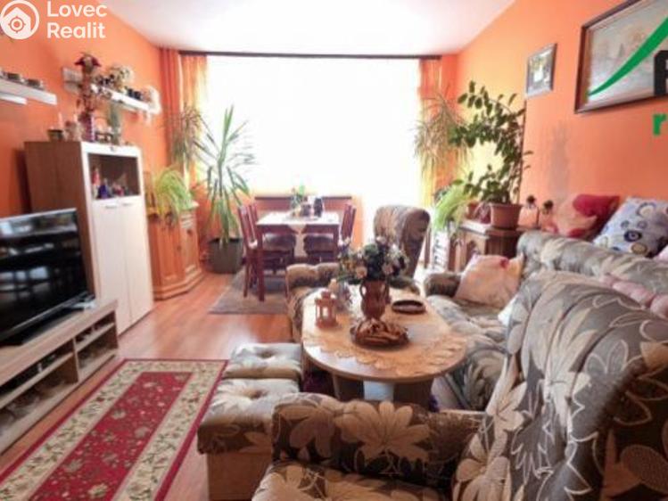 Prodej bytu 3+1 Chodová Planá, sídliště Lučina č. 3