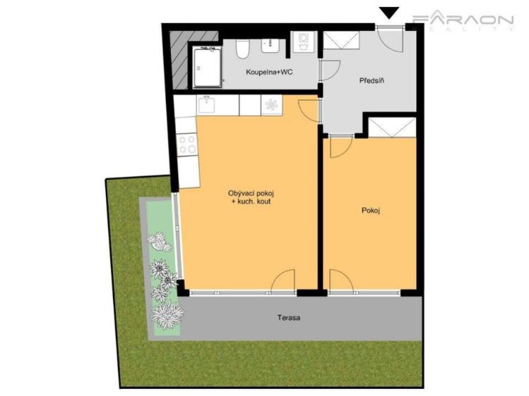 Prodej bytu 2+KK Praha, Naskové č. 21