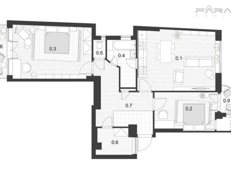 Prodej bytu 3+KK Praha, Sokolovská č. 16
