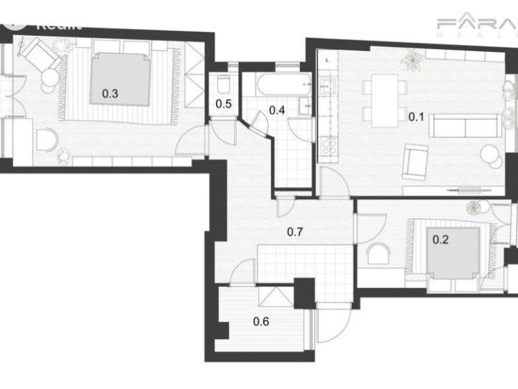 Prodej bytu 3+KK Praha, Sokolovská č. 17