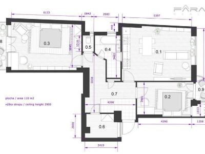 Sale apartment 3+KK Praha, Sokolovská č. 16