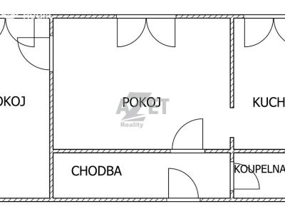 Pronájem bytu 2+1 Ostrava, Aloise Gavlase č. 3
