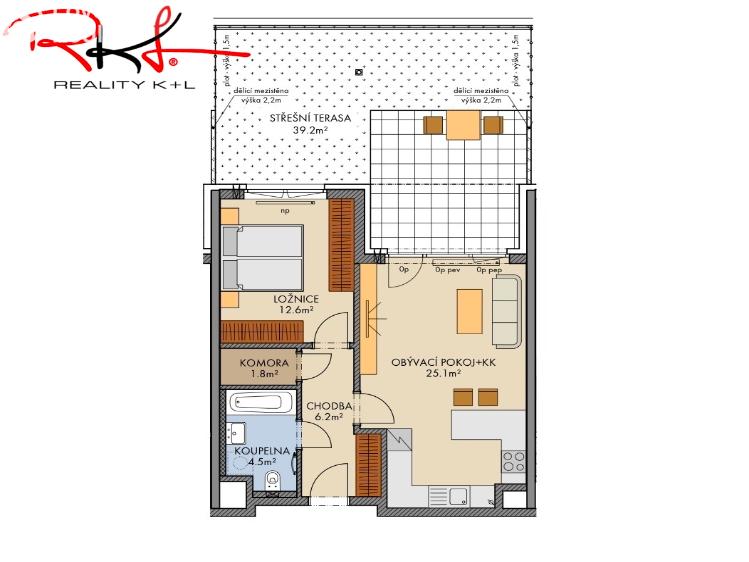 Оренда квартири 2+KK Praha, Stočesova č. 3