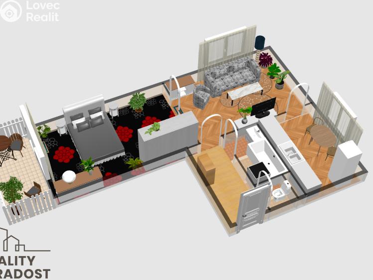 Pronájem bytu 2+1 Svitávka, Jos. Čejky č. 8