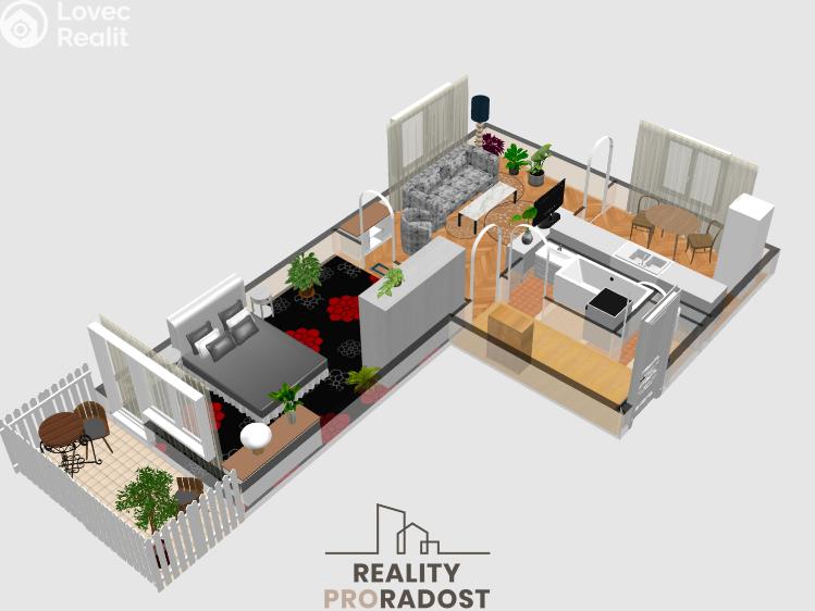 Pronájem bytu 2+1 Svitávka, Jos. Čejky č. 9