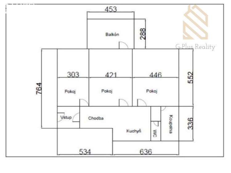 Prodej bytu 3+1 Teplice, Českobratrská 1556/37 č. 15