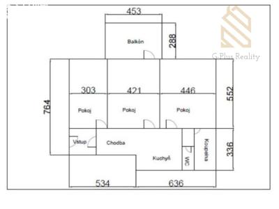 Prodej bytu 3+1 Teplice, Českobratrská č. 16