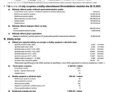 Продажа квартиры 3+1 Brno, Brechtova č. 25