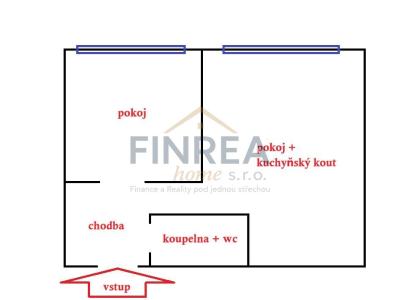 Prodej bytu 2+KK Most, Jaroslava Haška č. 6