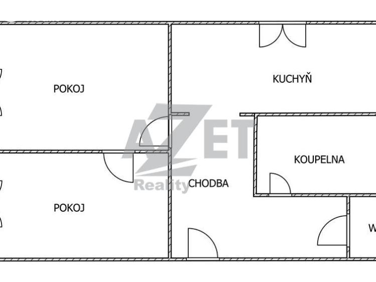 Prodej bytu 2+1 Ostrava, Horní č. 13