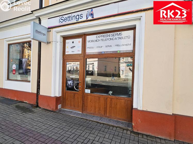 Pronájem obchodního prostoru Mariánské Lázně, Chebská 257/1 č. 1