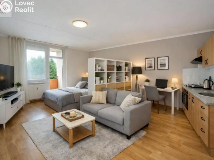 Pronájem bytu 1+KK Valašské Meziříčí, Luční č. 10