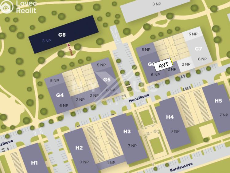 Prodej bytu 4+KK Praha, Honzíkova č. 5