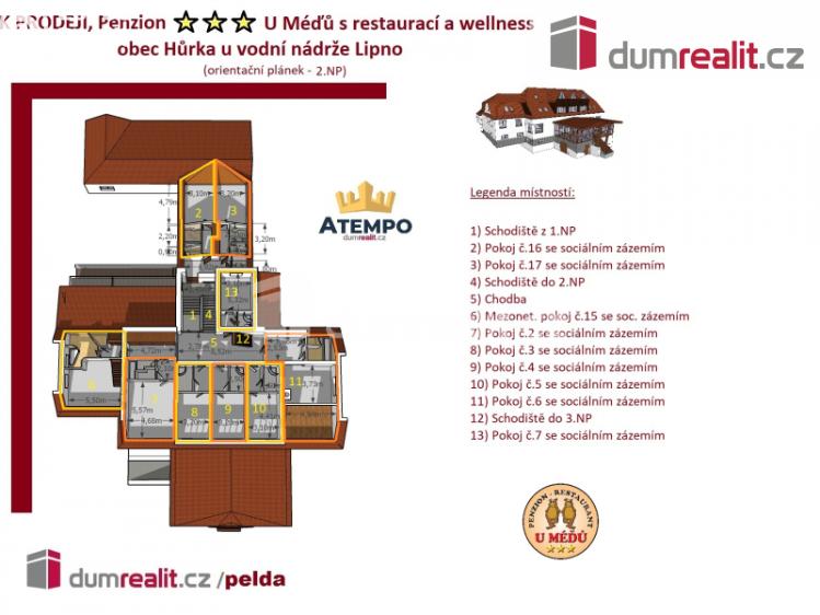 Sale hotel Horní Planá č. 21