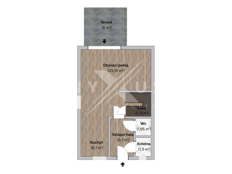 Prodej bytu 3+KK Králův Dvůr, Větrná 430 č. 17