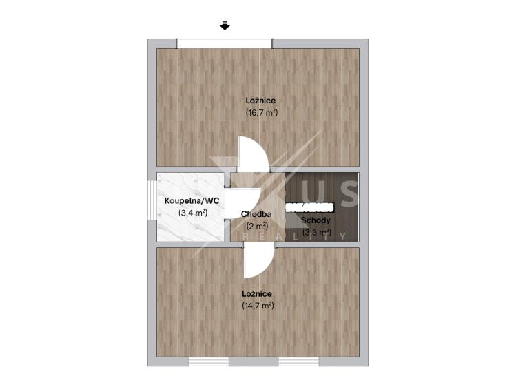 Prodej bytu 3+KK Králův Dvůr, Větrná 430 č. 18