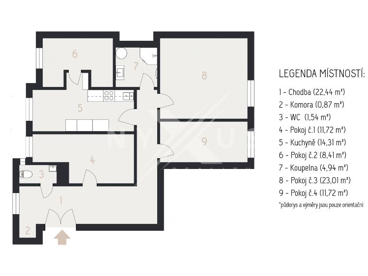Prodej bytu 4+1 Praha, Bubenská 1159/15 č. 14