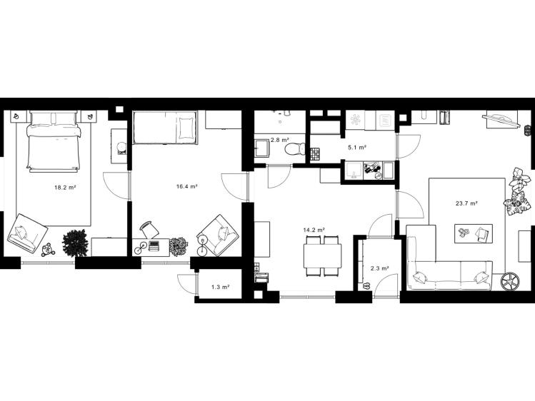 Prodej rodinného domu Sedlčany, Sedlecká 400 č. 28