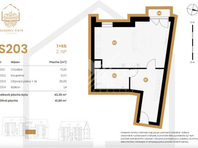 Sale apartments Černý Důl č. 6