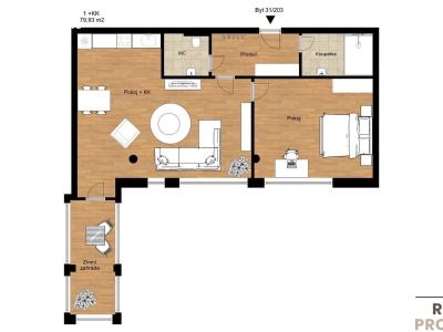 Продажа квартиры 2+KK Třebíč, Karlovo nám. č. 47