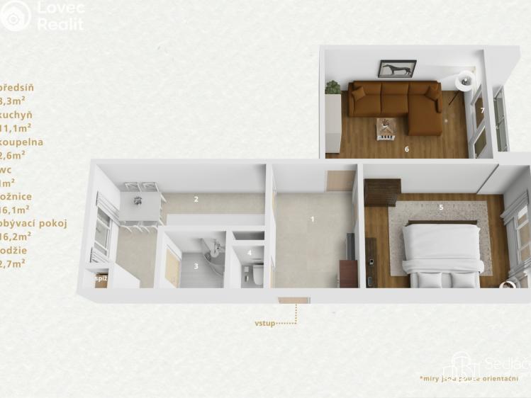 Prodej bytu 2+1 Kyselka č. 30