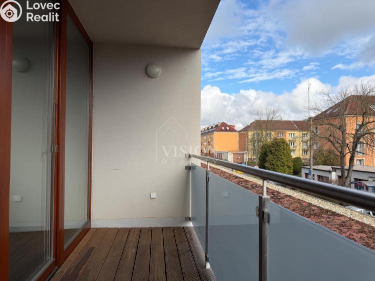 Pronájem bytu 2+KK Sezimovo Ústí, náměstí Tomáše Bati č. 7