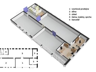 Prodej obchodního prostoru Studenec č. 5