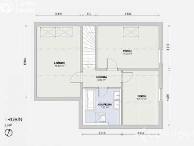 Продаж квартири 4+1 Trubín, Na Vyhlídce č. 22