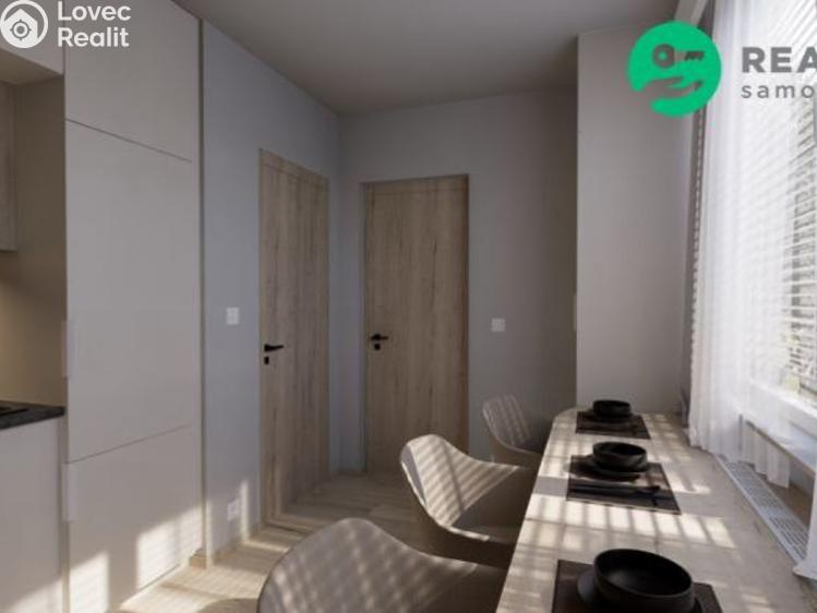 Sale apartment 1+1 Děčín, Řetězová č. 4