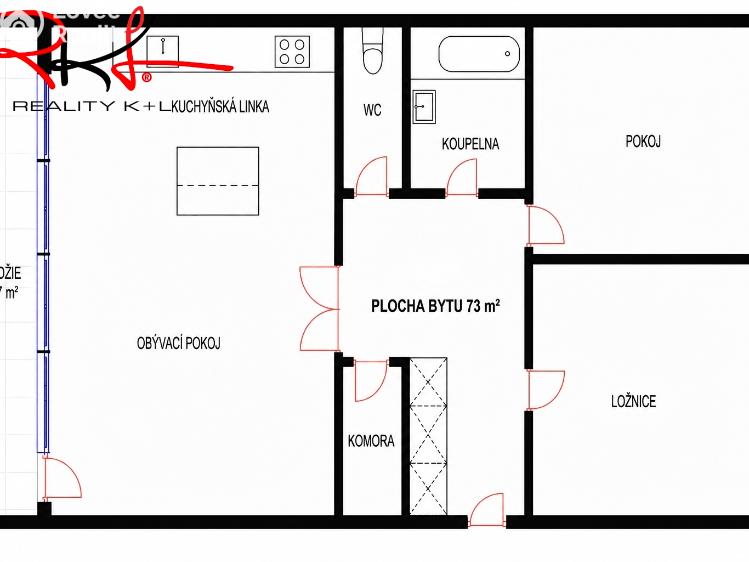 Prodej bytu 3+KK Praha, U jezera č. 16