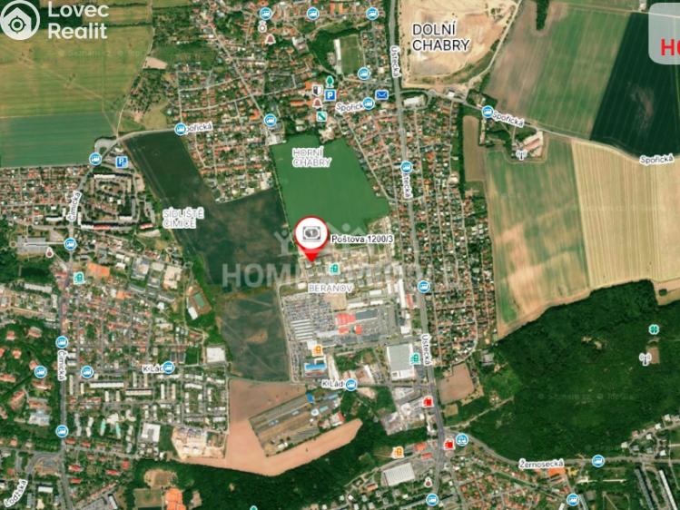 Pronájem bytu 3+KK Praha-Dolní Chabry, Poštova č. 23