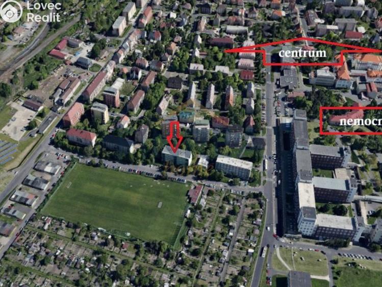 Pronájem bytu 1+1 Chomutov, Dr. Janského 4587 č. 16