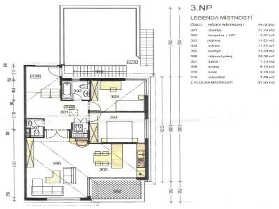 Rent apartment 3+KK Praha, U dětského hřiště č. 21