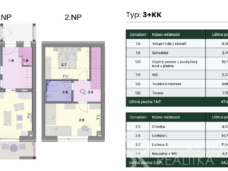Prodej bytu 3+KK Nová Pec č. 12