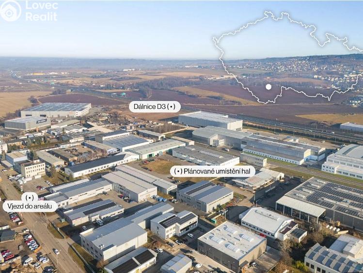 Pronájem výrobní haly České Budějovice, U Pily č. 4