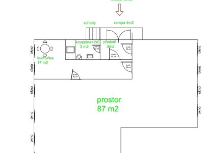 Pronájem kanceláře Rožnov pod Radhoštěm, 1. máje 2609 č. 30