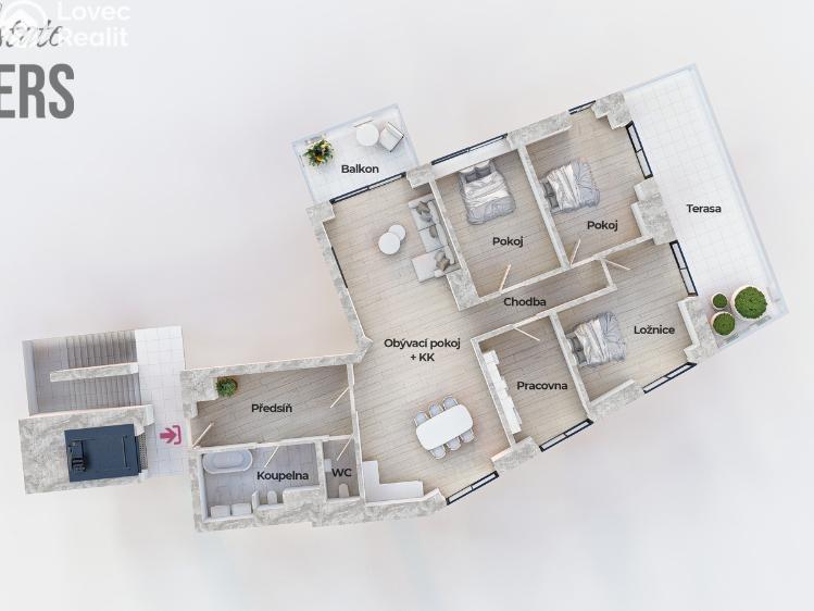 Prodej bytu 5+KK Praha 6, U hotelu 1377/5 č. 2