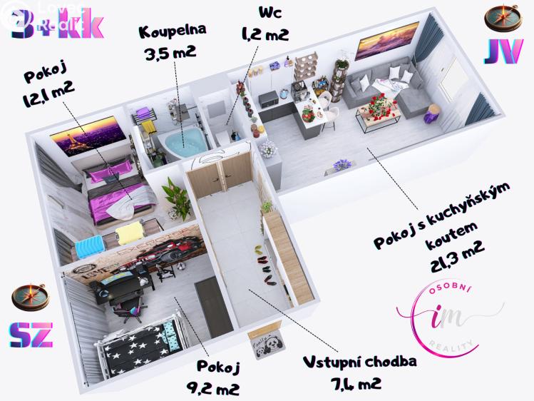 Prodej bytu 3+KK Jihlava č. 14