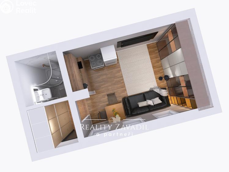 Prodej bytu 1+KK Brandýs nad Labem-Stará Boleslav, Lázeňská č. 14