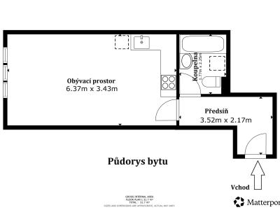 Prodej bytu 1+KK Šestajovice, Komenského 28 č. 2