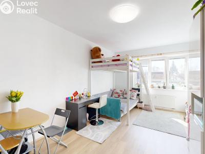 Prodej bytu 1+KK Šestajovice, Komenského 28 č. 3