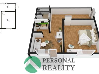 Аренда квартиры 2+KK Pardubice, Erno Košťála č. 5