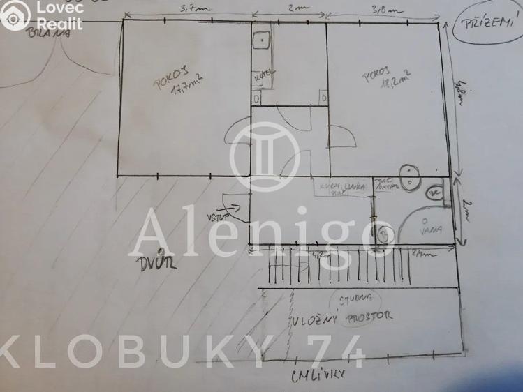 Продажа семейного дома Klobuky, Nádražní č. 6